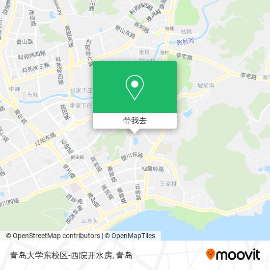 青岛大学东校区-西院开水房地图