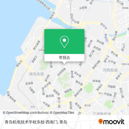 青岛机电技术学校东校-西南门地图