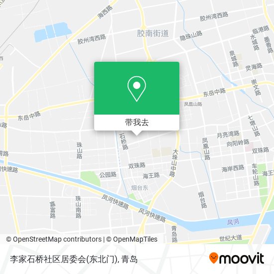 李家石桥社区居委会(东北门)地图