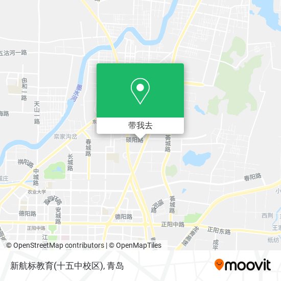 新航标教育(十五中校区)地图