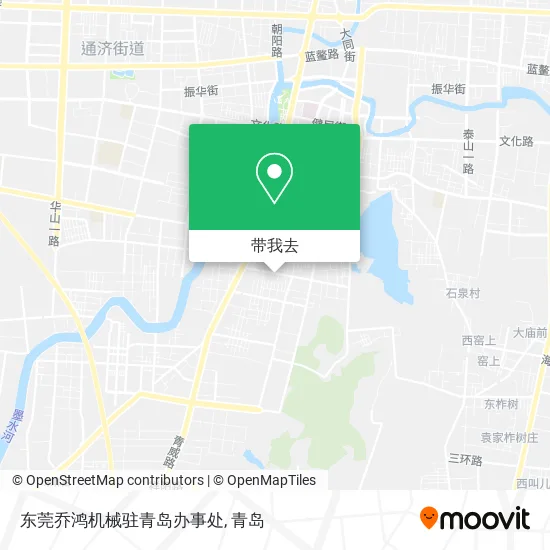 东莞乔鸿机械驻青岛办事处地图