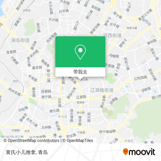 黄氏小儿推拿地图