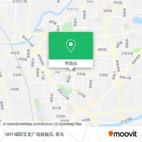 绿叶城阳宝龙广场旗舰店地图