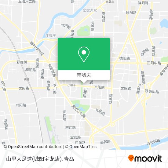 山里人足道(城阳宝龙店)地图