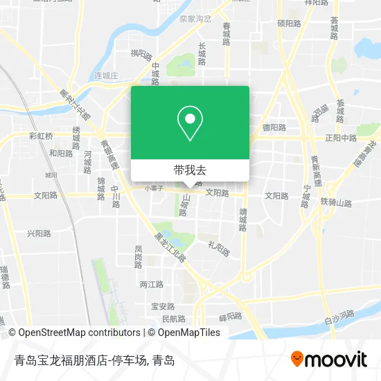 青岛宝龙福朋酒店-停车场地图