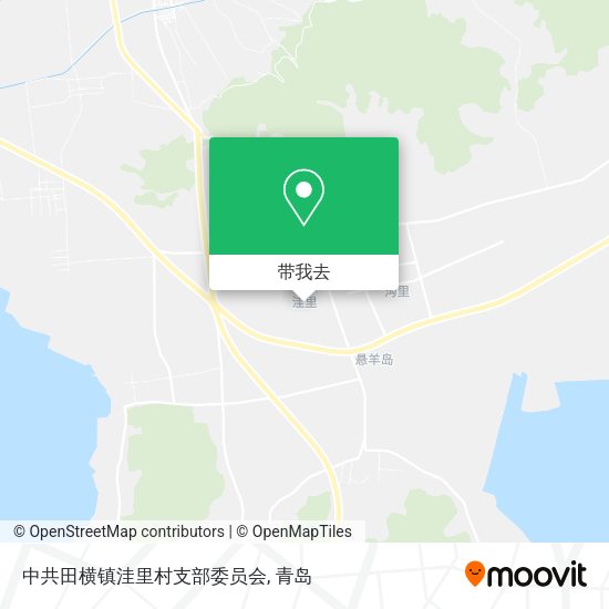 中共田横镇洼里村支部委员会地图