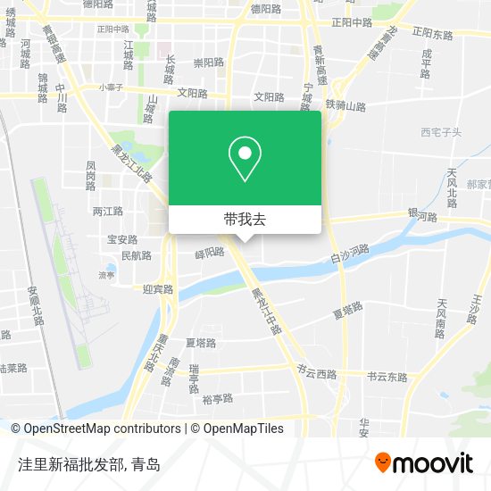 洼里新福批发部地图