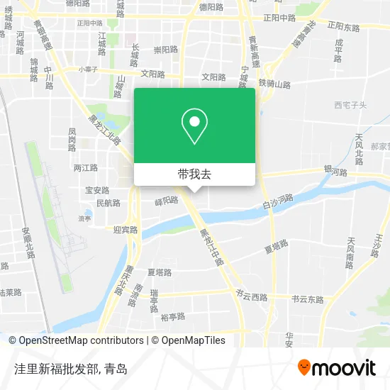 洼里新福批发部地图