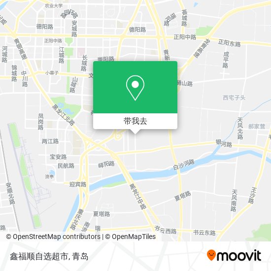 鑫福顺自选超市地图