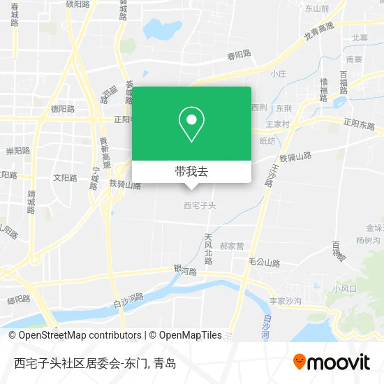 西宅子头社区居委会-东门地图