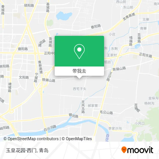 玉皇花园-西门地图