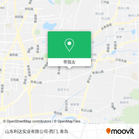 山东利达实业有限公司-西门地图