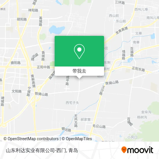 山东利达实业有限公司-西门地图