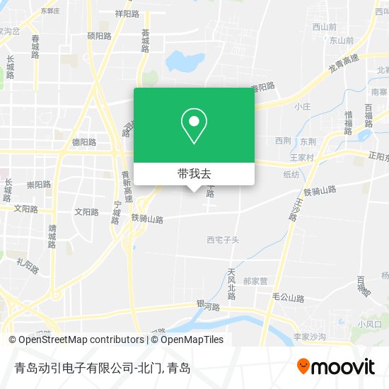 青岛动引电子有限公司-北门地图