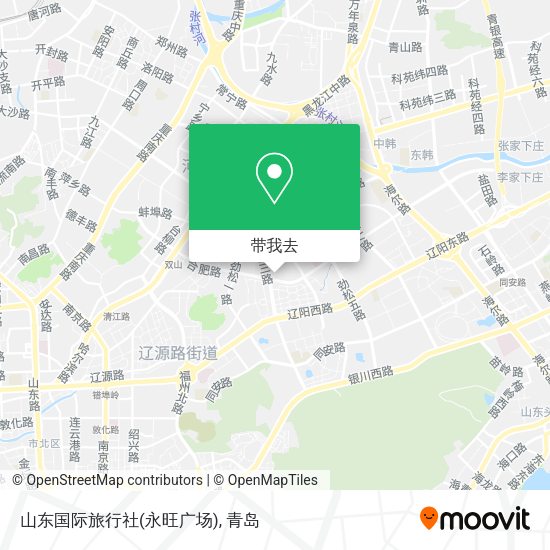 山东国际旅行社(永旺广场)地图