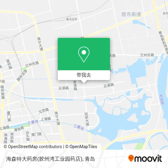 海森特大药房(胶州湾工业园药店)地图