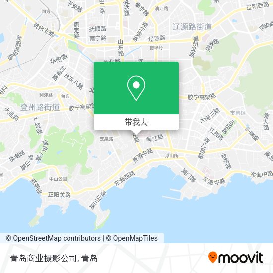 青岛商业摄影公司地图