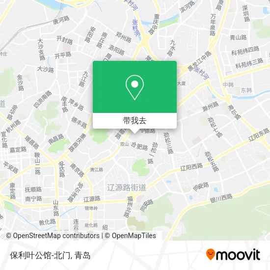 保利叶公馆-北门地图