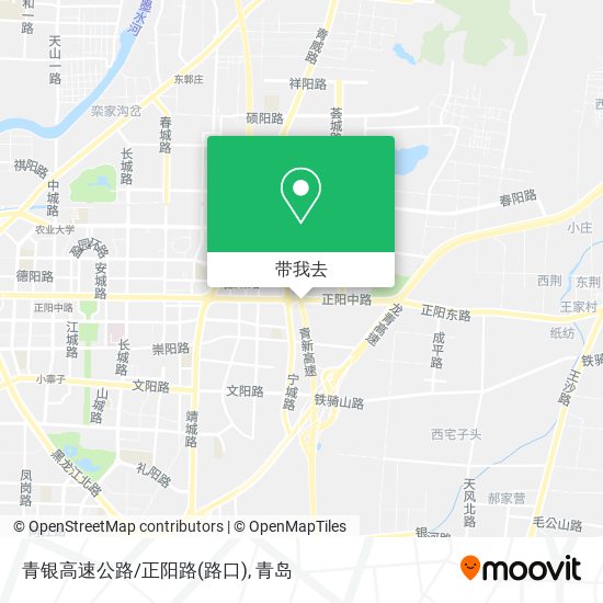 青银高速公路/正阳路(路口)地图