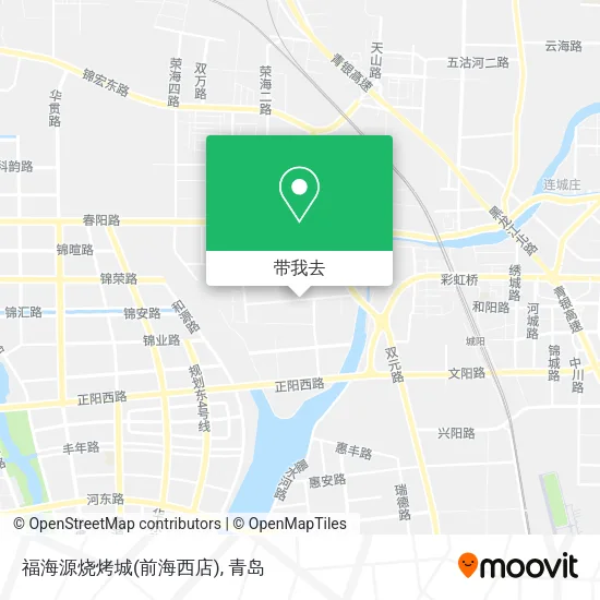 福海源烧烤城(前海西店)地图