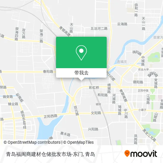 青岛福闽商建材仓储批发市场-东门地图