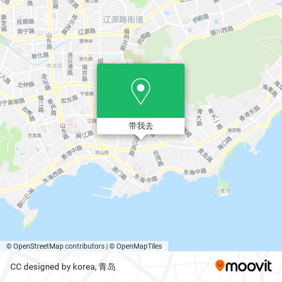 CC designed by korea地图