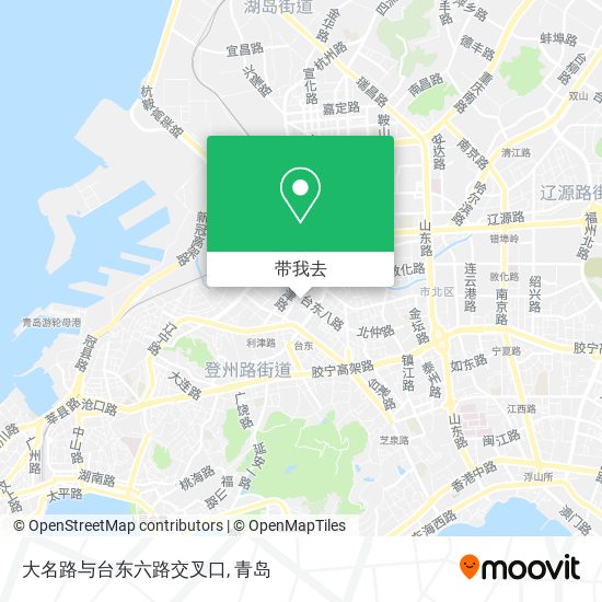 大名路与台东六路交叉口地图