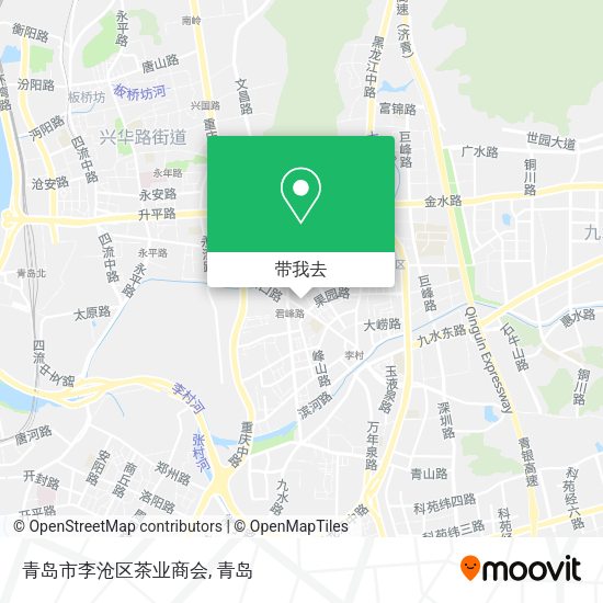 青岛市李沧区茶业商会地图