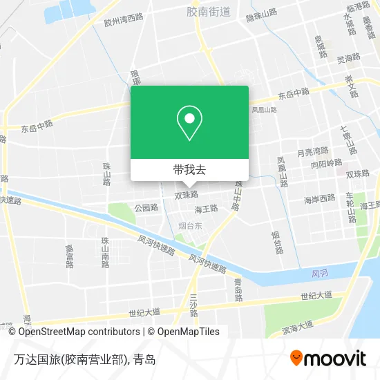 万达国旅(胶南营业部)地图