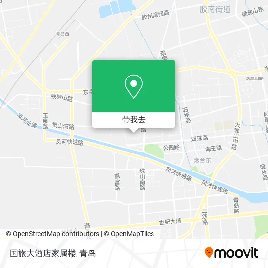 国旅大酒店家属楼地图