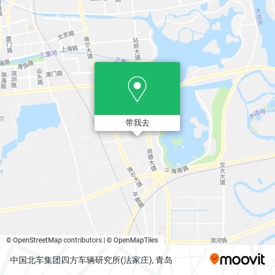 中国北车集团四方车辆研究所(法家庄)地图