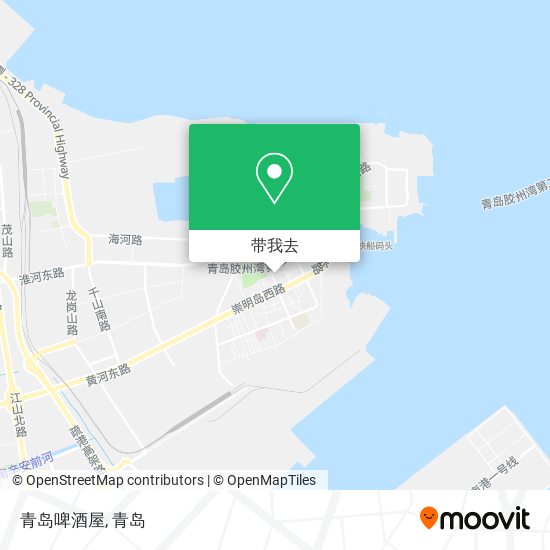 青岛啤酒屋地图