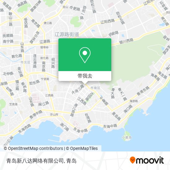 青岛新八达网络有限公司地图