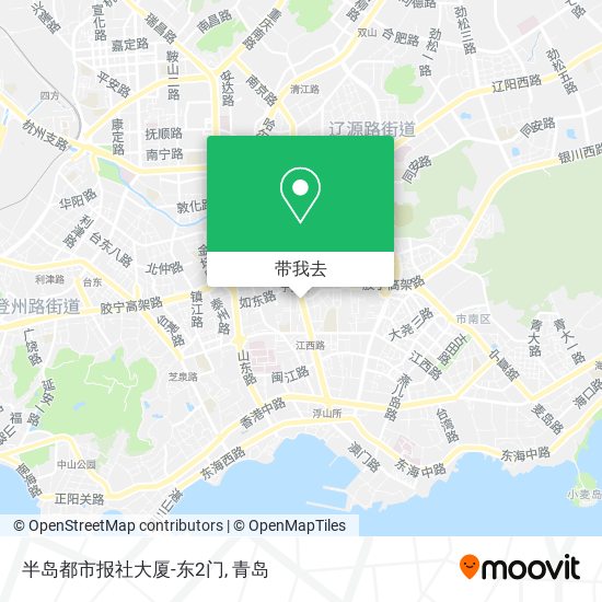 半岛都市报社大厦-东2门地图