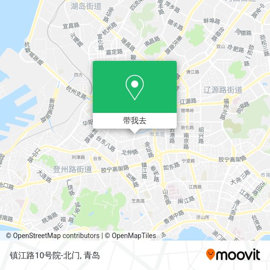 镇江路10号院-北门地图