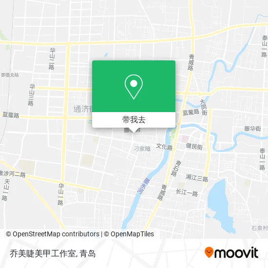 乔美睫美甲工作室地图