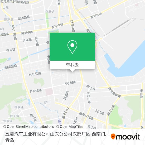 五菱汽车工业有限公司山东分公司东部厂区-西南门地图