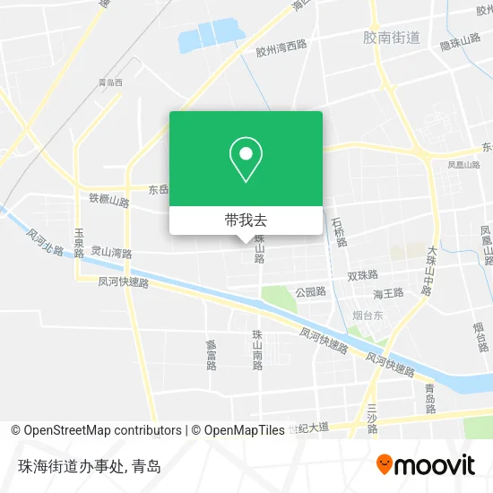 珠海街道办事处地图