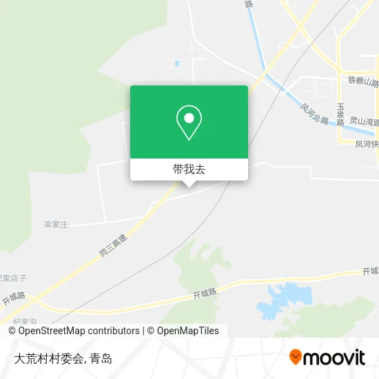 大荒村村委会地图