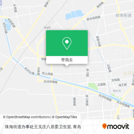 珠海街道办事处王戈庄八居委卫生室地图