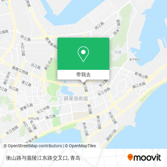 衡山路与嘉陵江东路交叉口地图