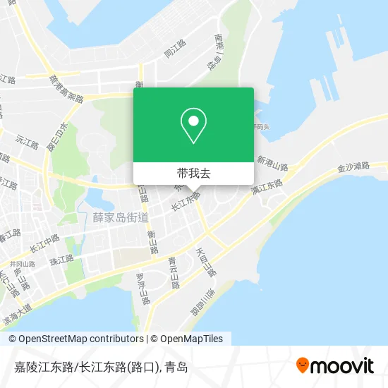 嘉陵江东路/长江东路(路口)地图