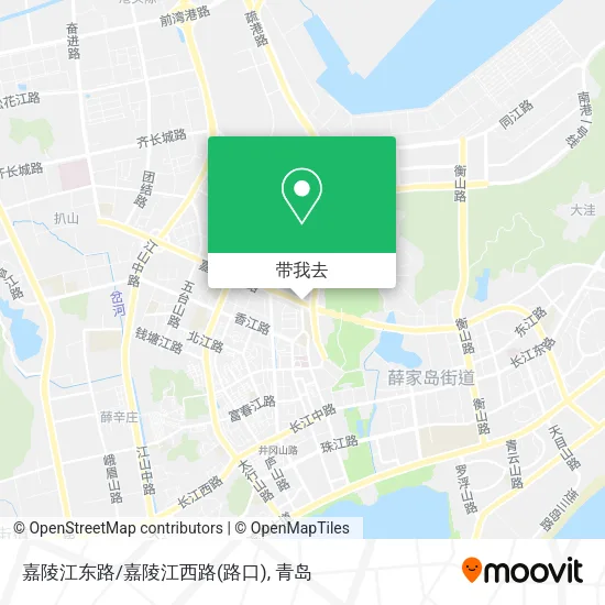 嘉陵江东路/嘉陵江西路(路口)地图