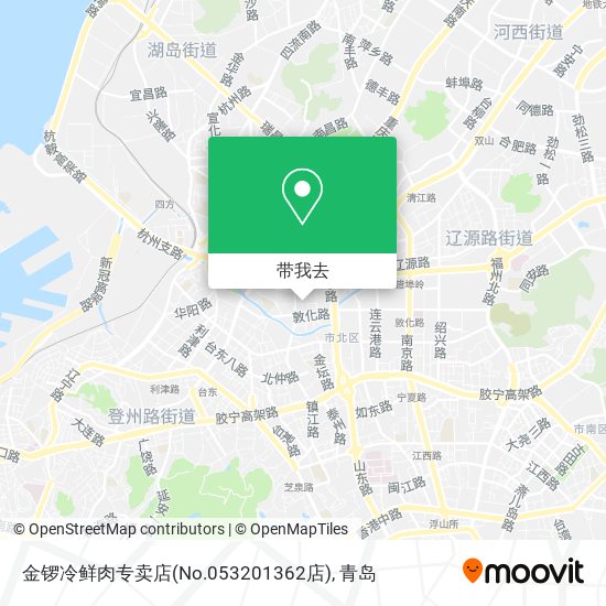 金锣冷鲜肉专卖店(No.053201362店)地图