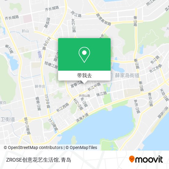 ZROSE创意花艺生活馆地图