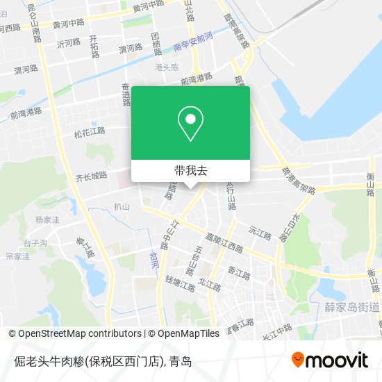 倔老头牛肉糁(保税区西门店)地图