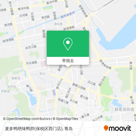 麦多鸭绝味鸭脖(保税区西门店)地图