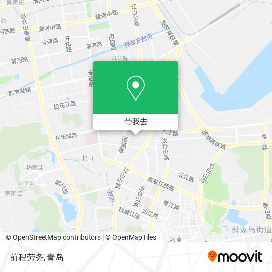 前程劳务地图