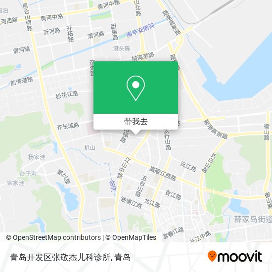 青岛开发区张敬杰儿科诊所地图