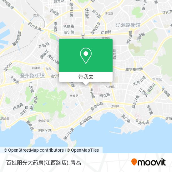 百姓阳光大药房(江西路店)地图